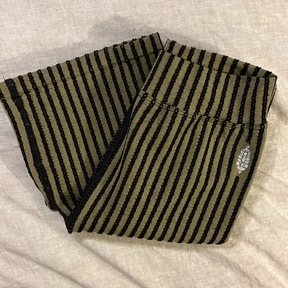 Free People Movement Tighten Up Striped Shorts - Picture 4 of 4